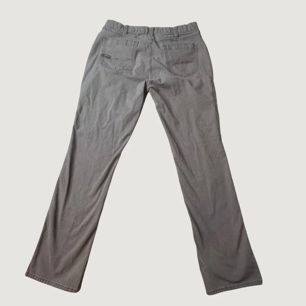 Ariat M4 Pants Mens 36x36 Grey Rebar Relaxed Straight Tough Canvas Utility Work